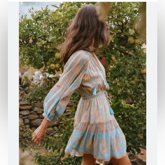 Spell & The Gypsy Juniper Playdress Eggshell Blue - Picture 6 of 10